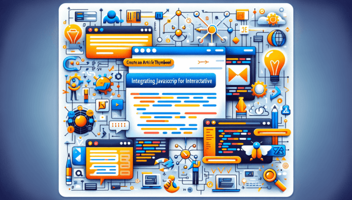 Integrating JavaScript for Interactive Web Design Elements - Web ...